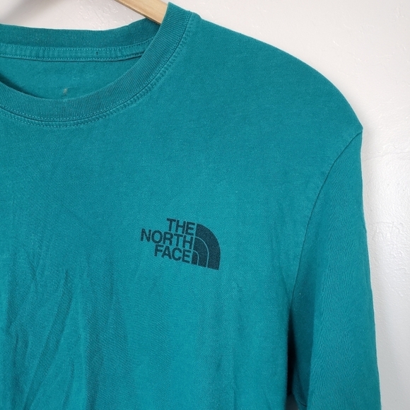 The North Face Men's Small Teal Blue Short Sleeve T-shirt Passion for Slashin' - Picture 5 of 6